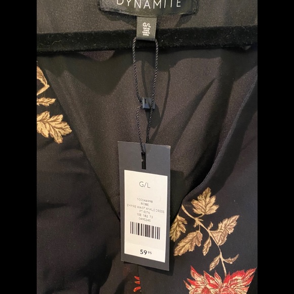 Empire Waisted Ankle Length Dress - Picture 4 of 5